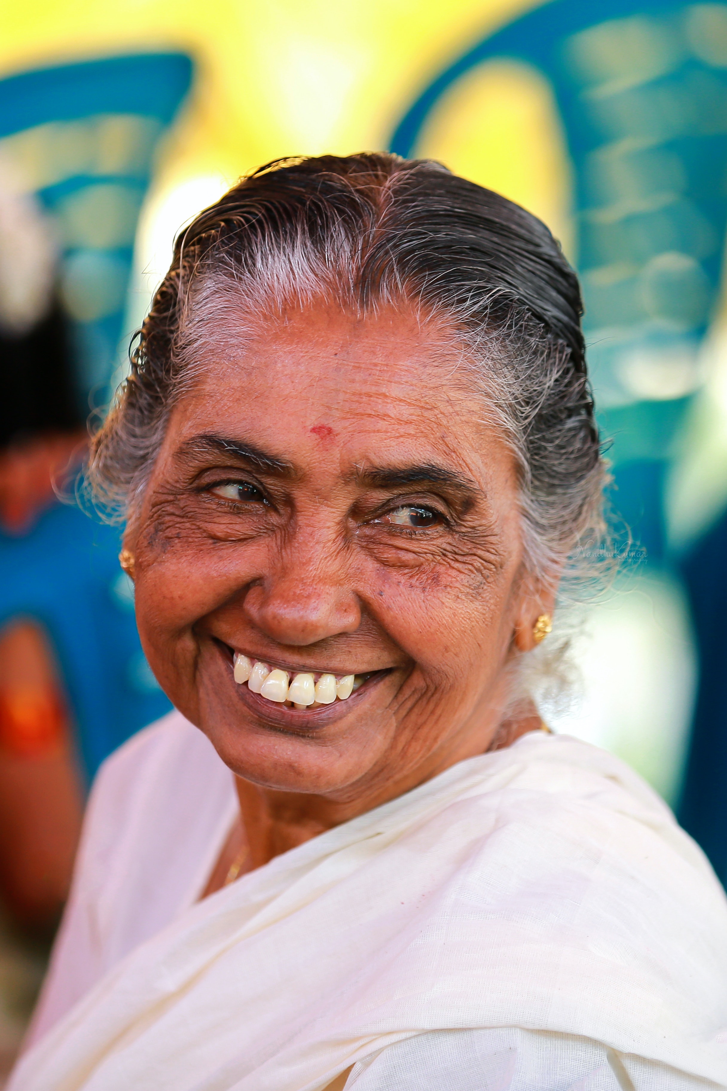 indian woman smiling